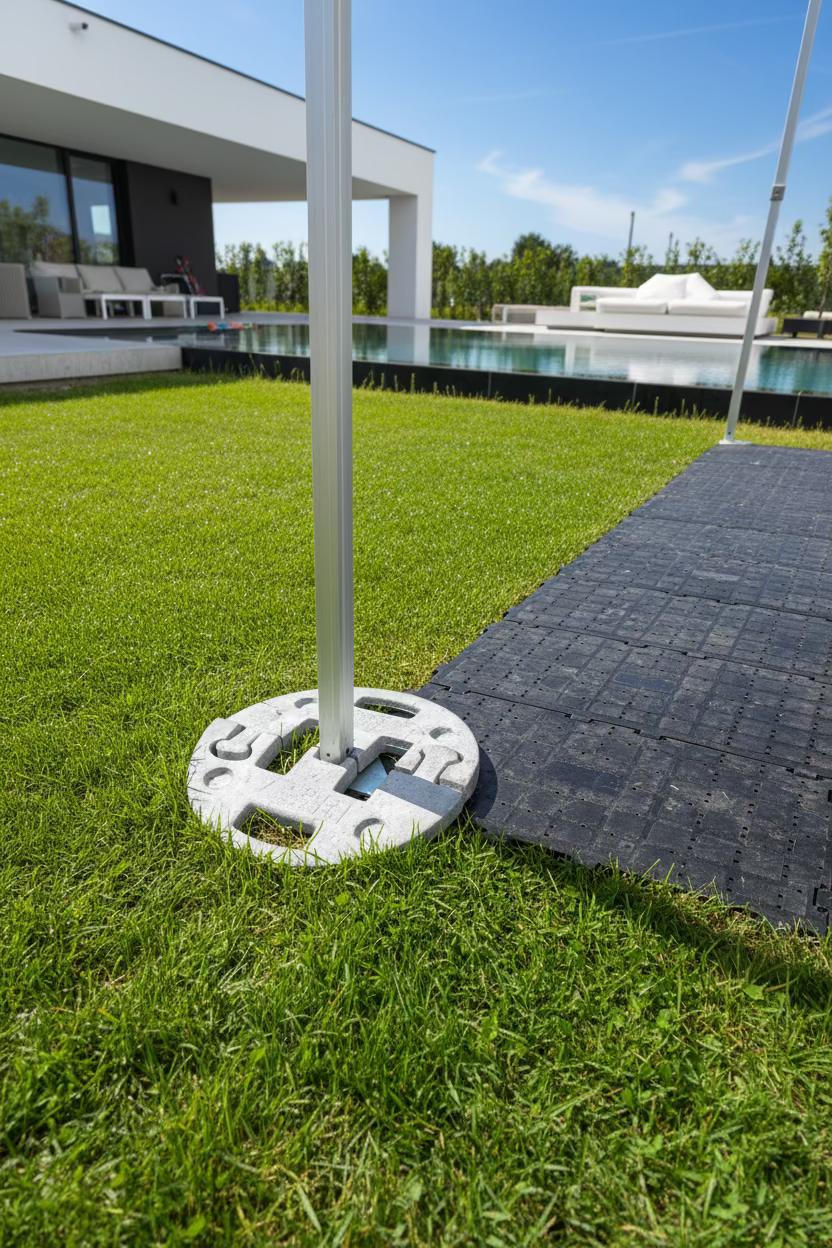 Location de poids de tente